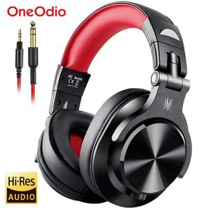 Headsets Oneodio A71 Wired Over Ear Coffre avec Mic Studio DJ Headphones Professional Monitor Recording Mixing Headset for Gaming J240508