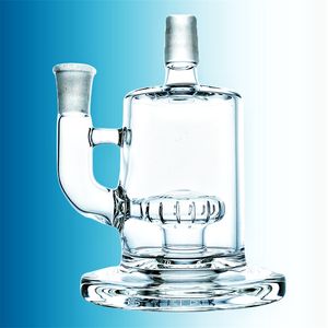 Base de narguilé / verre en verre en verre gives avec 1 filtre de douche et bulle pour perc, connecteur de 14 à 18 mm
