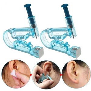 Sain Sécurité Stérile Jetable Corps Oreille Nez Piercing Pistolet Oreilles Perceur Outil Kit 20 pcs