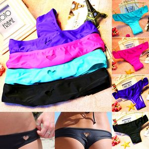 Heart Hole tanga bikini trajes