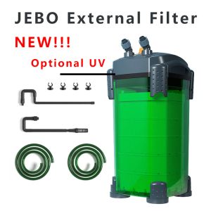 Chauffage Nouveau filtre Jebo Filtre de pêche à la pêche purification rapide Purification du filtre UV Bodet d'herbe Perceau de réservoir
