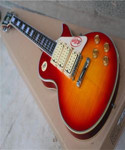 Relic lourde Ace Frehley Budokan Heritage Cherry Sunburst Guitar Guitar 3 Pickups Top Sell7779678