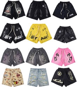 Hellstar Men Designer Shorts décontractés Basketball plage Running Fitness