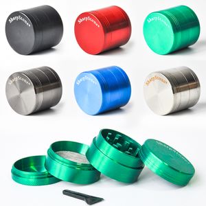 Herb Grinder 40 mm 4 couches Tobacco Metal Grinders Zinc Alloy Dry Grinders pour fumer en gros prix