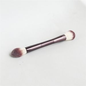 Hourglass AMBIENT LIGHTING EDIT BRUSH - Pinceau de maquillage à double extrémité pour poudre bronzante, blush, surligneur