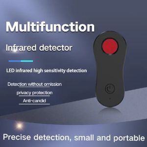 Détecteurs de caméra cachée Finder Protection de sécurité Anti Peeping/Spy/GPS Tracker Scanner de signal sans fil Détecteur de voiture pour les voyages à l'hôtel