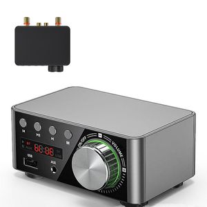 Carte Audio d'alimentation numérique HIFI Bluetooth 5.0 50WX2 amplificateur stéréo ampli Home cinéma lecteur de carte USB TF