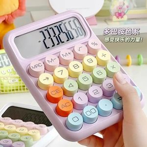 Calculatrice à clavier mécanique de haute beauté, ordinateur Portable spécial pour examen étudiant, grand écran 12 bits, cadeau 240227