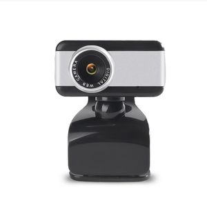 Webcam numérique haute définition USB 5.0MP caméra rotative élégante caméra Web HD avec micro microphone mignon noir