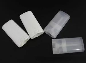 Tubos desodorantes de plástico de 15g de alta gama, tubo de lápiz labial DIY, botella de bálsamo labial vacía de 15g, 1000 unids/lote