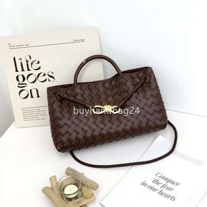 Sacs à épaule de seau à sac haut de gamme East / West Sacs New Andiamo Woven Designer Leather One Bottgas sous les bras avec Vénétas Handheld Crossbody Girl Femmes Ubrb