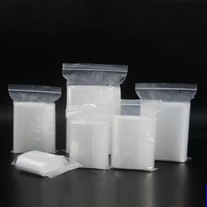 Haut de gamme en plastique Zip Poly sacs clair 10C Mil clair sac à fermeture éclair sacs de rangement refermables adaptés aux bijoux bonbons pièce 100 pcs/lot