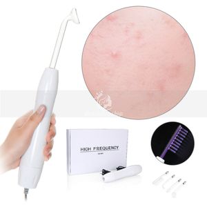 Kit de máquina de masaje facial para el cuidado de la piel del cuerpo del vello facial para eliminar el acné de la terapia de alta frecuencia kit de luz púrpura