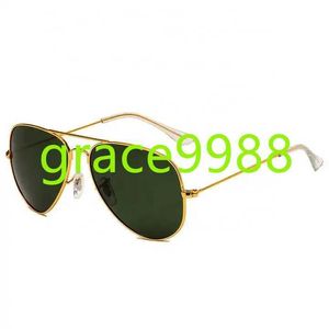 High Nickel en acier inoxydable Ray Cat 3 UV 400 Polarisé 3025 Luxury Designer Brand Metal Square Sunglasses Prix d'usine