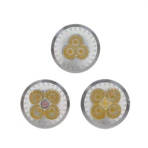 Puce haute puissance LED spot ampoule MR16 3W 4W 5W 12V Dimmable Led Spots Warm Cool White lamp331d