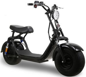 Scooter électrique à double absorption des chocs haute puissance véhicule de transport urbain pour jeunes adultes à pneus larges