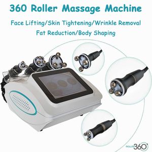 Máquina de cuidado de la piel RF de alta potencia Estiramiento facial Ajuste Luz LED Radiofrecuencia Reducción de celulitis Contorno corporal Masajeador de SPA con rodillo 360
