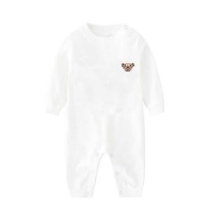 Barboteuse 100% coton pour bébé, combinaison pour nouveau-né, haute qualité, manches longues, col rond, vêtements une pièce, nouvelle collection printemps automne