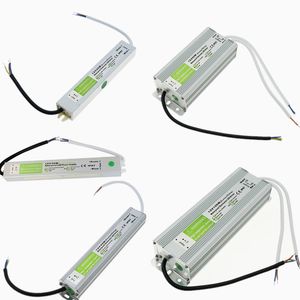 Fuente de alimentación LED de alta calidad LED de 12V 10-200W Transformador LED adaptador de controlador AC 90V-250V Transformador LED impermeable para la luz submarina