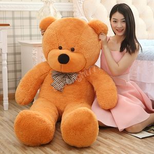 Haute Qualité 200cm Teddy Teddy Bear Peluche Toys Big Taille Soft Farci Enfants Brithday Cadeau de Noël