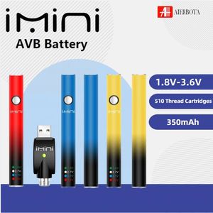 Batterie préchauffée de haute qualité 350mAh Tension variable Tension E CIGS Charge inférieure avec USB 510 Tile Vape Pen Batter