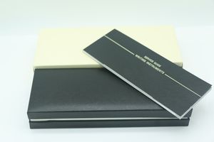Boîte à stylos à cadre en bois noir, pour stylo plume/stylo à bille/stylos à bille, trousse à crayons avec le manuel de garantie