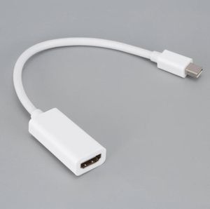 Cables de alta calidad Thunderbolt Mini DisplayPort Porter Port DP al cable adaptador HD para Apple MacBook Pro Air7715887