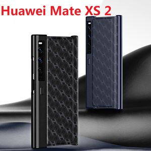 Fundas de alta calidad para Huawei Mate Xs 2 Xs2, funda protectora de cuero plegable con soporte