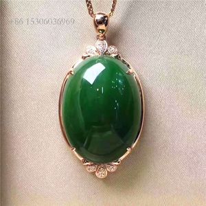 Chine Chine en gros Jade Stone Jewelry Mother's Gift's Vintage Natural Hetian Jasper Gold Pendant