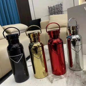 Botellas de agua de diseñador de alta calidad. Herradora duradera de acero inoxidable de alta calidad 500ml Adultos Niños Ciclismo Sports Aislamiento Térmico Diseñador Hipster Copa Hipster