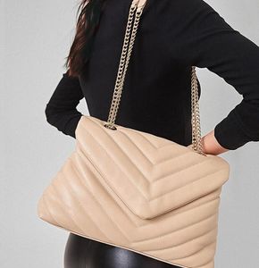 Bolsos de diseñador de moda de alta calidad Bolso de cadena de metal suave Bolso de hombro de celosía con solapa para mujer Bolso hobo de gran capacidad Bolso clásico Bolso cruzado para axila