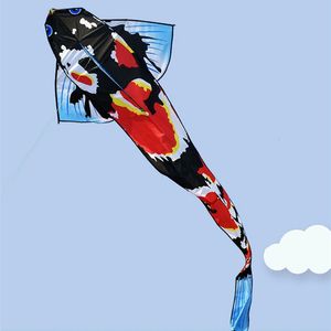 Cerf-volant de poisson de haute qualité, jouets d'extérieur, dessin animé 3D, nylon ripstop, cerf-volant weifang, usine 240116