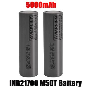 Haute qualité INR21700 M50 T M50T 5000 mAh INR 21700 batterie 3.7 V gris Drain Batteries au Lithium rechargeables pour HG2 M50LT 50 T