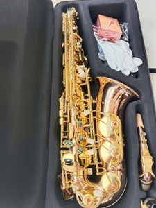 Haute qualité Japon Nouveau A-W01 Phosphore Cuivre Alto Saxophone Instrument de musique professionnel Bois Laiton E Sax Série avec embout Anches Étui de cou