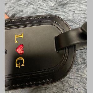 Kee Pall – étiquettes de bagages initiales de haute qualité, en cuir véritable, Logo personnalisé, tampon, accessoires de voyage, étiquette Tanned Travel 2260