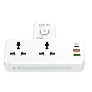 Prise de multiprise LDNIO de haute qualité 2500W adaptateur d'extension de prise intelligente 2 adaptateur de voyage universel AC prises électriques avec interrupteurs