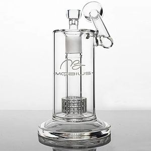 Real Mobius Glass Bongs Hookahs Tubería de agua con boca extraíble Matriz estéreo Percolador DAB Rig Shisha Junta de 18 mm