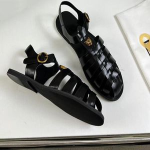 Sandales à talons bas de haute qualité Pantoufles d'été haut de gamme pour hommes de luxe, chaussures en cuir véritable, semelle résistante à l'usure, taille 38-45