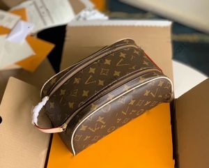 Высокое качество DOPP KIT ТУАЛЕТНАЯ СУМКА KING ТУАЛЕТНАЯ СУМКА Мужские очень большие сумки для стирки Роскошный дизайнерский макияж Косметика для женщин Красота Косметичка Двойные наборы на молнии