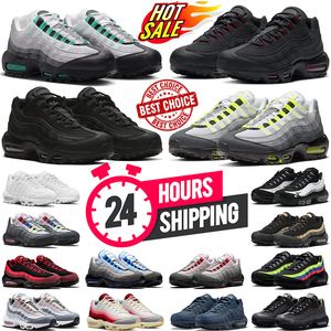 【code:OCTEU03】air max 95 OG Neon Men Zapatillas para correr What The Triple Black White Laser Fuchsia Hombres Mujeres entrenador zapatillas deportivas al aire libre 36-45