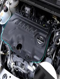 Plaque de protection du moteur de voiture en acier et plastique de haute qualité, couvercle anti-poussière pour Nissan kick 201720185300644