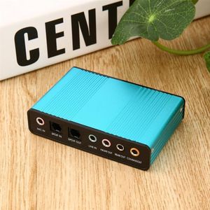 Carte son USB externe professionnelle de haute qualité canal 5 1 adaptateur de carte Audio optique pour ordinateur PC Laptop218K