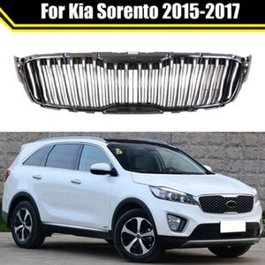 Calandre de calandre de haute qualité pour Kia Sorento 2015-2017 ABS radiateur calandre cadre garniture style de voiture