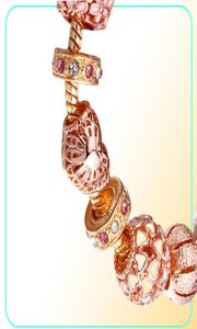 bracelets en or rose de haute qualité charms bracelets de bracelets de bricolage européennes cadeaux pour les petites amies n9936978888