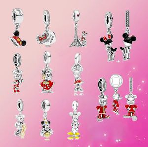 High quality S925 Sterling Silver fit pandoraer charms Bracelet beads charm pendant new women Scare Night Bead red new year DIY Jewelry gift