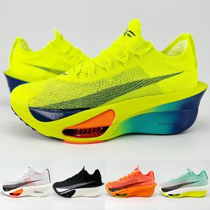 Top Zm Alphaflys Next% 3 hommes Chaussures de course Femmes 2024 Designers Total Orange Prototype Volt Mint Mousse à peine verts Sneakers extérieurs Taille 36-45