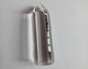 Varita de punto de cuarzo transparente curativo de cristal de cuarzo de fundición de una sola punta de alta calidad para regalo 70g2813295