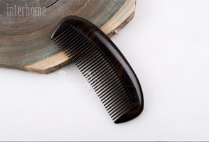 Haute Qualité Top Grade Boutique Cheveux Peignes En Bois De Luxe Précieux Africain Précieux Bois D'ébène Exquis Artisanat Pur Cadeau Fait À La Main