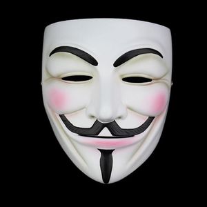 Haute qualité V pour Vendetta masque résine recueillir décor à la maison fête Cosplay lentilles masque anonyme Guy Fawkes T2001162405