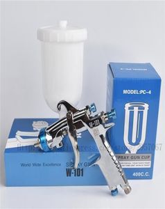 high quality W101 hvlp gravity spray gun W101 400CC plastic pot 10131518mm original spray gun 2208095053295